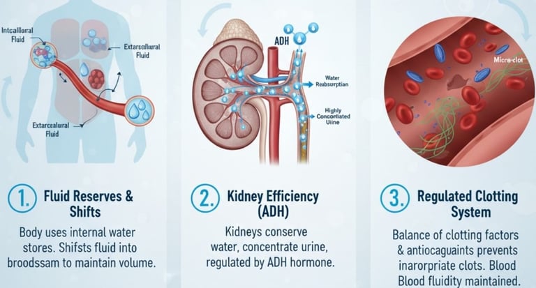 💧🩺 Why Dehydration During Voluntary Fasting Doesn’t Lead to Blood Clots