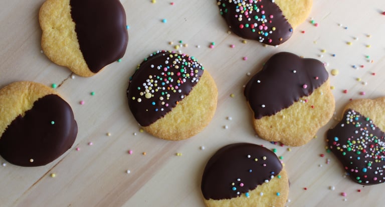 Biscotti senza glutine con cioccolato 
