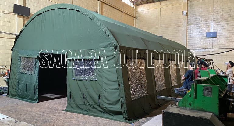 tenda lengkung standar tni