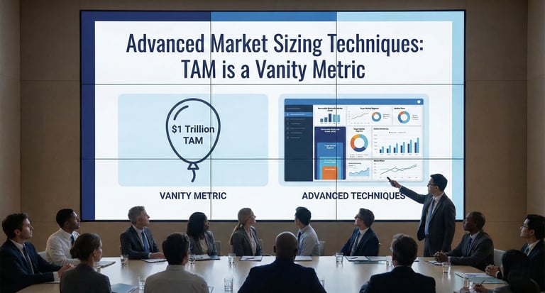 Advanced Market Sizing Techniques: TAM is a Vanity Metric