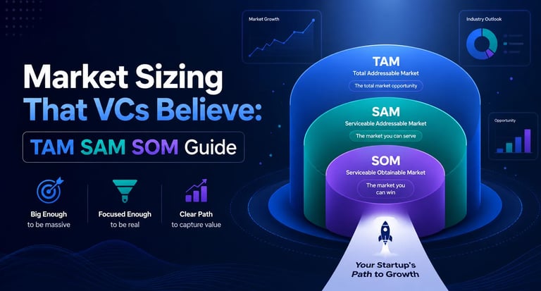 Market Sizing That VCs Believe: TAM SAM SOM Guide
