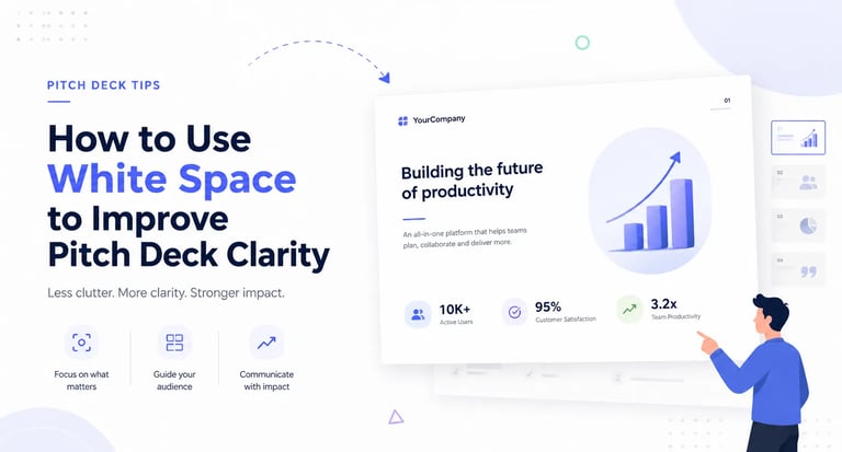 How to Use White Space to Improve Pitch Deck Clarity