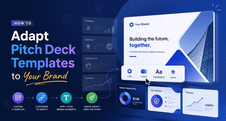 How to Adapt Pitch Deck Templates to Your Brand