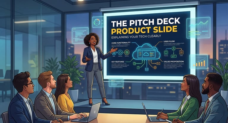 The Pitch Deck Product Slide: Explaining Your Tech Clearly