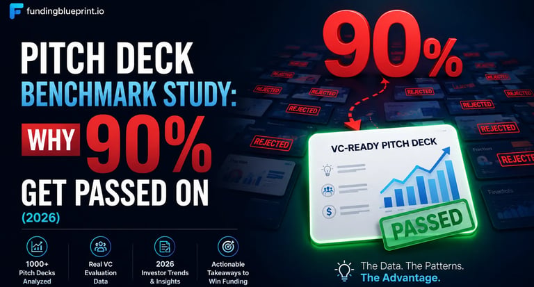 Pitch Deck Benchmark Study Why 90% Get Passed On (2026)