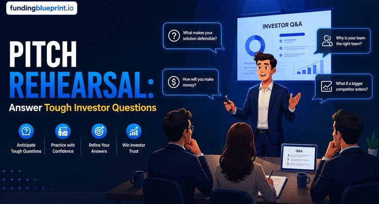 Pitch Rehearsal Answer Tough Investor Questions