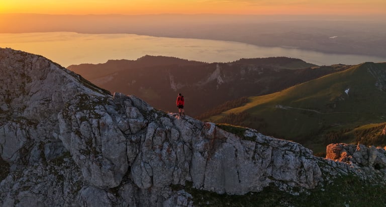 coucher de soleil haute savoie 