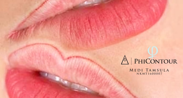 Retouche contour lèvres réalisé par Medi Kiss Dermaclinic Bruxelles