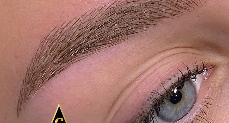 Entretien des soucils vec tatouage semi-permanen par Medi Kiss Dermaclinic Bruxelles