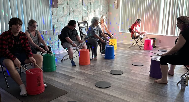 Bucket drum workshop