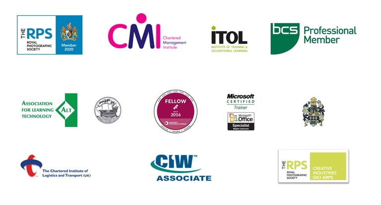 logos of Mark T Gillan professional bodies