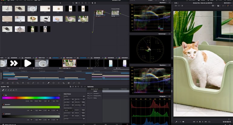 Screenshot de Davinci Resolve