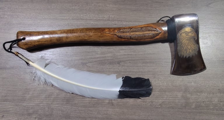 Artisan decorative ax