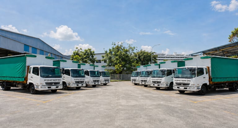 24ft canopy lorry delivery in Singapore