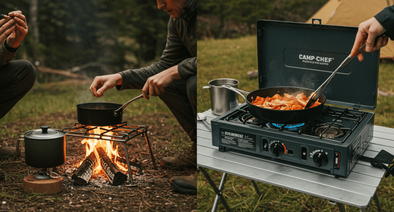 The importance of having the right gear for easy camp cooking