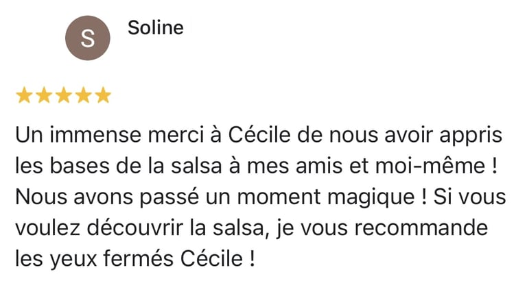 cours bachata