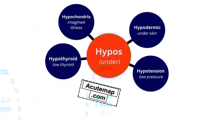 Hypos root word hindi chart, SSC UPSC