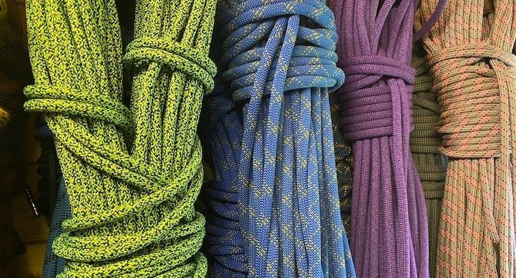 climbing ropes