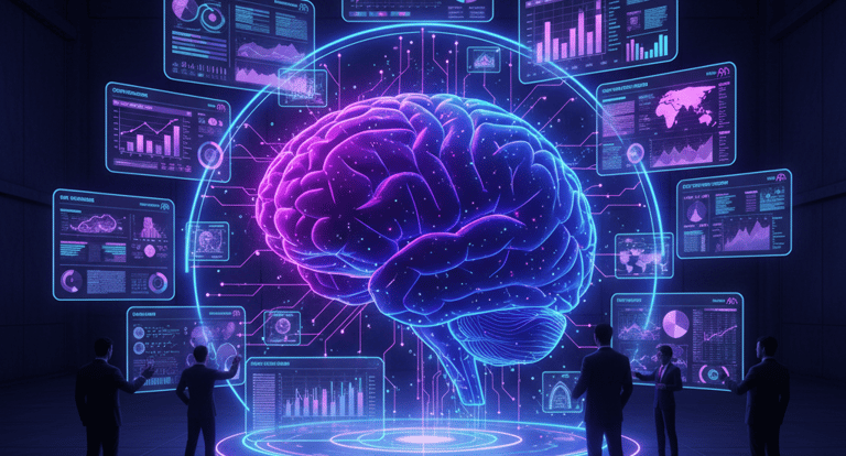 Holographic interface scanning a founder’s mindset: decision-making, strategy, adaptability, and emo