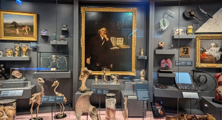 A case in the Hunterian Museum, London.