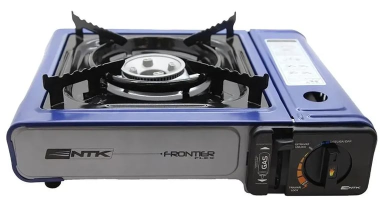  Fogareiro de Mesa Portátil Frontier Flex Nautika (Melhor escolha para camping estruturado)