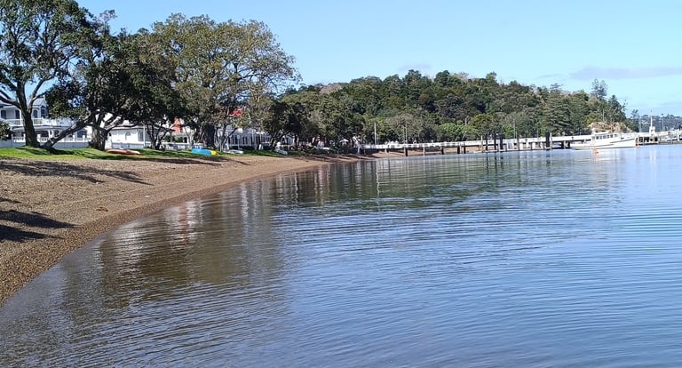 playa de russell en bay of islands