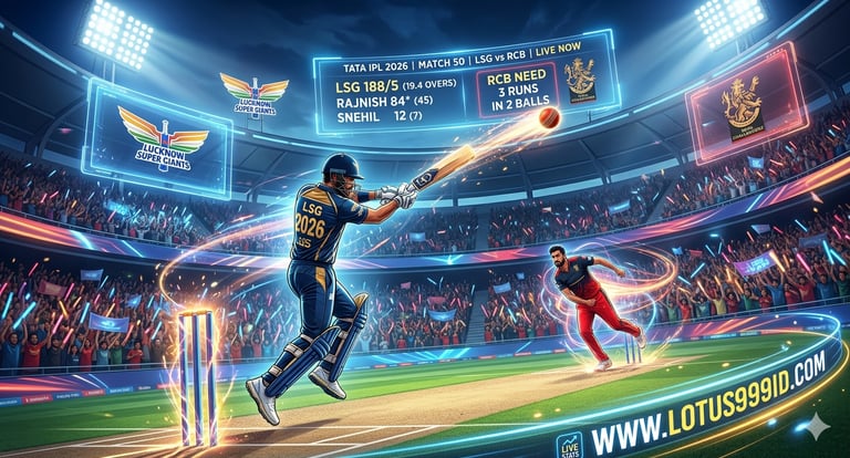 Lotus999 LSG VS RCB