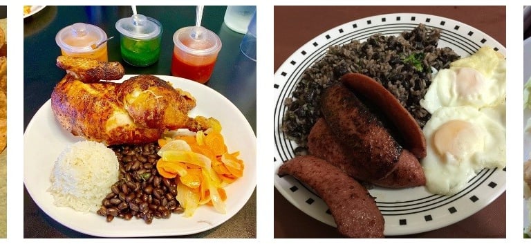 Las Brasas food title background