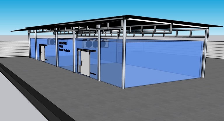 Proyek Cold Storage Chiller PT SAMPHARINDO RETROVIRAL INDONESIA by CV MUDACOOL INDONESIA