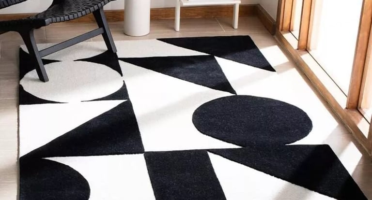 Handcrafted rugs and carpets adding warmth and elegance to spaces.