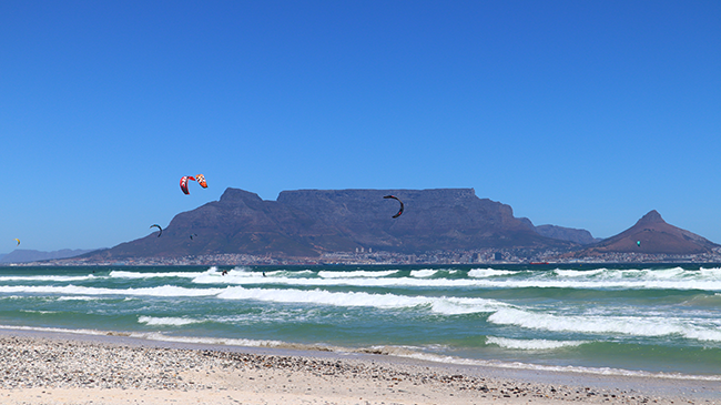 Blouberg beach with a view of Table Mountan