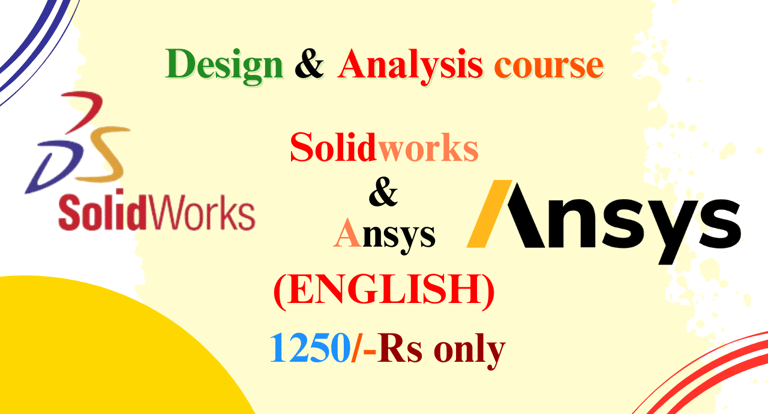 solidworks and ansys course in english for lowest cost