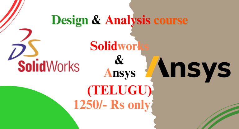 solidworks and ansys course in telugu
