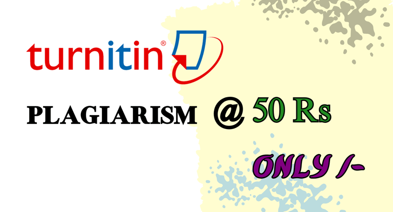 turnitin plagiarsm check