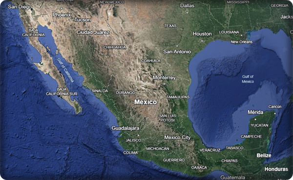 Mexico Map