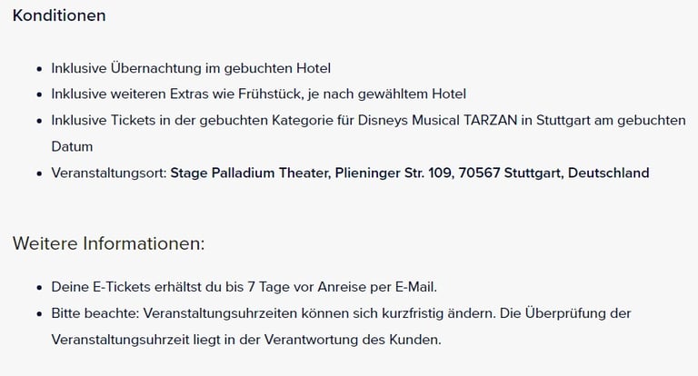 Travelcircus Musical Tarzan