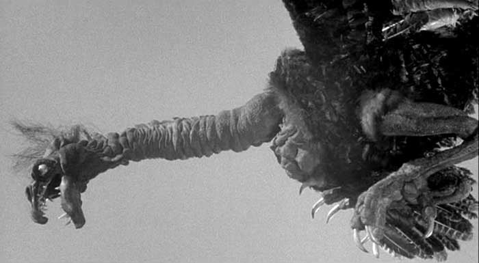 The Giant Claw bird monster.