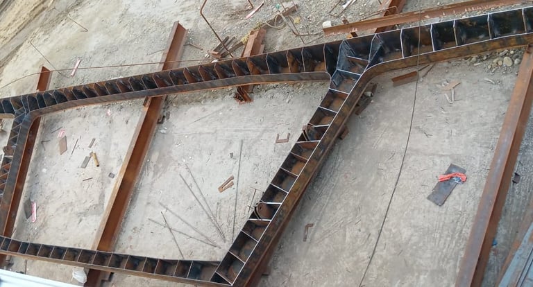 Pier Mould Onsite Fabrication work, Jogighopa Assam