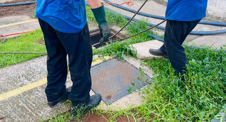 desentupimento de caixa