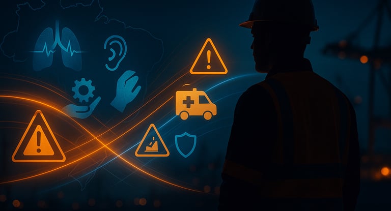 Ilustração: Doença e Acidente de Trabalho