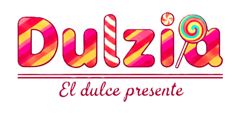 Logo de Dulzia, dulceria mexicana a mayoreo y tienda de arreglos de dulce personalizados. 