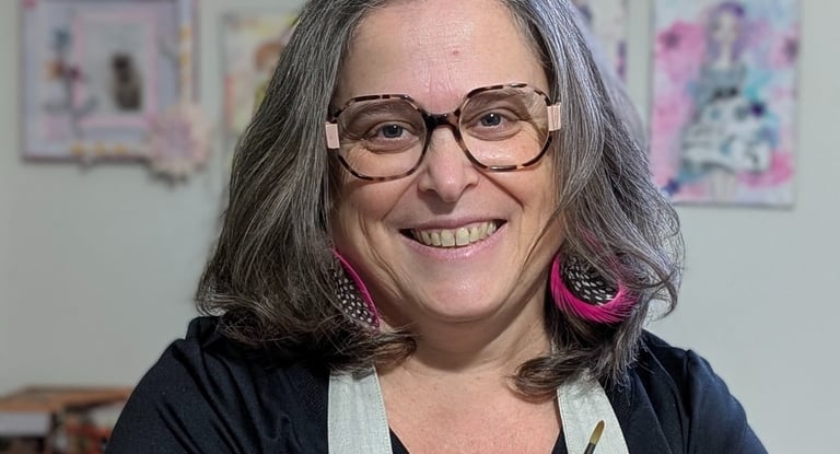 photo portrait de la créatrice artiste illustratrice française Zaboulittleworld