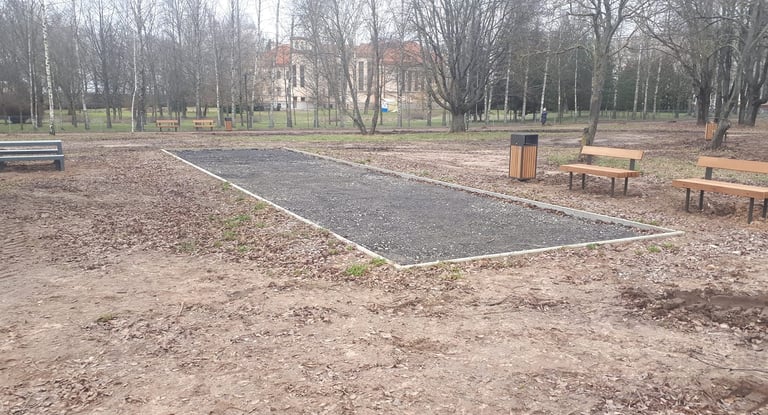 petankės aikštelė Panevėžyje