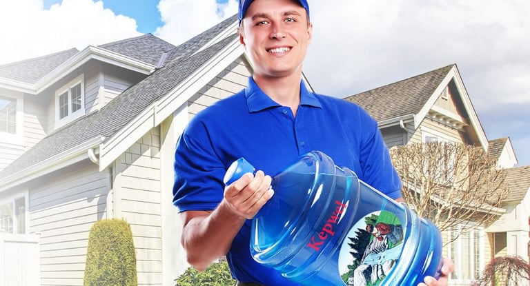Kepwel Spring Water delivery to your home or office.