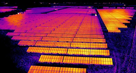 inspeções com drone paineis solares