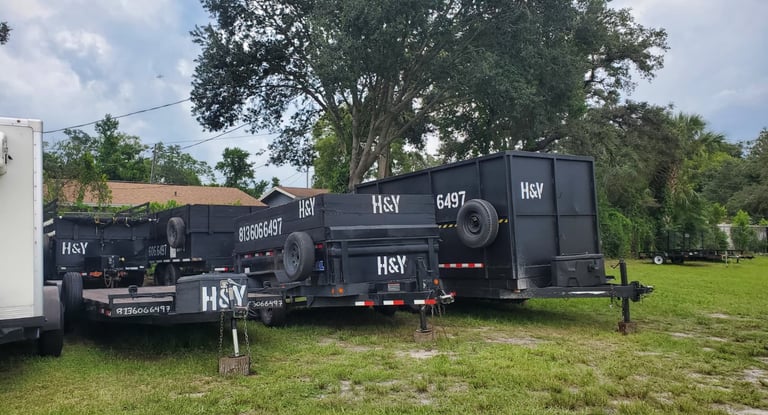 Dumpster and Flatbed Trailer Rental Tampa