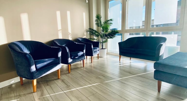Sala d'attesa studio dentistico dott. Pierluca Vivaldini a Gambara