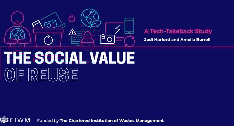 The Social Value of Reuse: A Tech-Takeback Study exploring the social benefits of tech reuse.