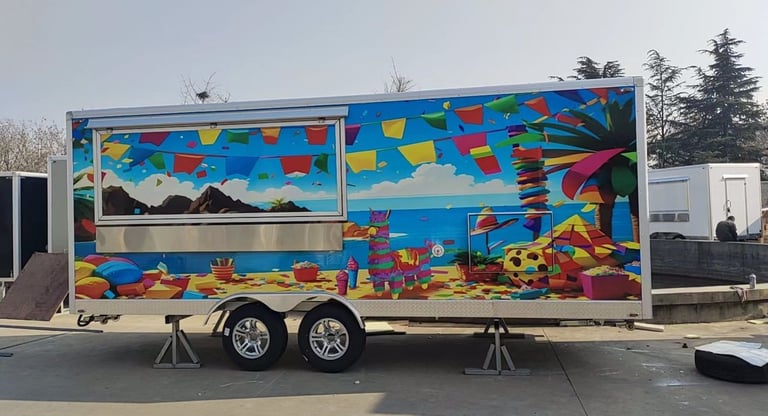 snow cone and italian ice truck