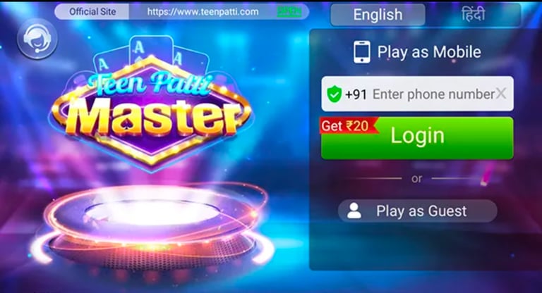 Teen patti blue gold 